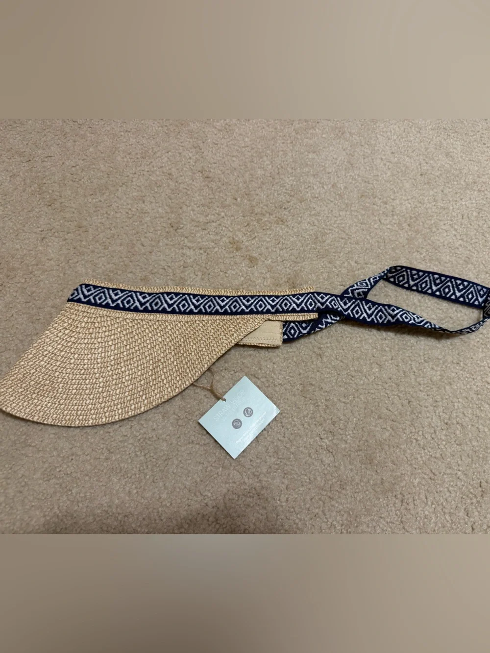 Sea & Grass Visor with Ribbon